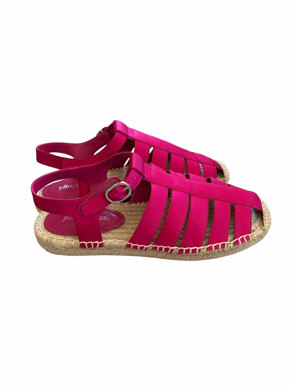 Jeffrey Campbell Fisherman Sandals in Fuchsia Size Espadrille Size 8